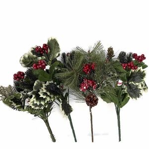Christmas Floral Decor Lot